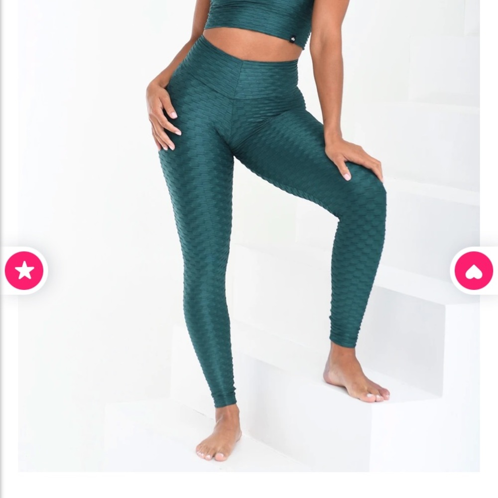 Booty by Brabants Emerald Chrome Leggings